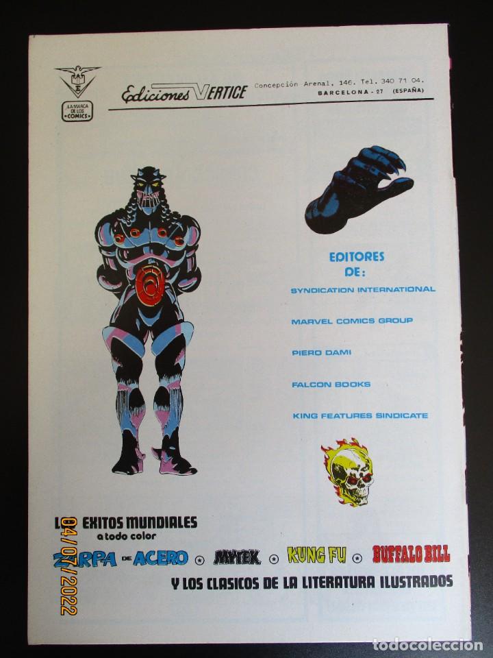 C&oacute;mics: FLASH GORDON (1980, VERTICE) -V.2- 41 &middot; 15-I-1982 &middot; MING EL IMPLACABLE ** EXCELENTE ** - Foto 3