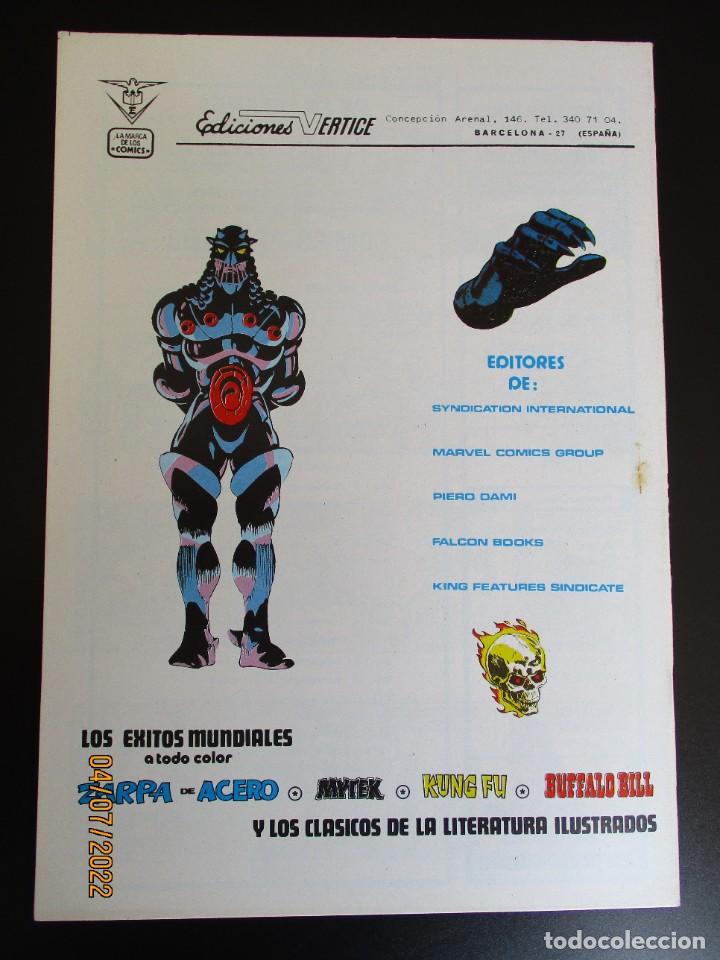 C&oacute;mics: FLASH GORDON (1980, VERTICE) -V.2- 41 &middot; 15-I-1982 &middot; MING EL IMPLACABLE ** EXCELENTE ** - Foto 3