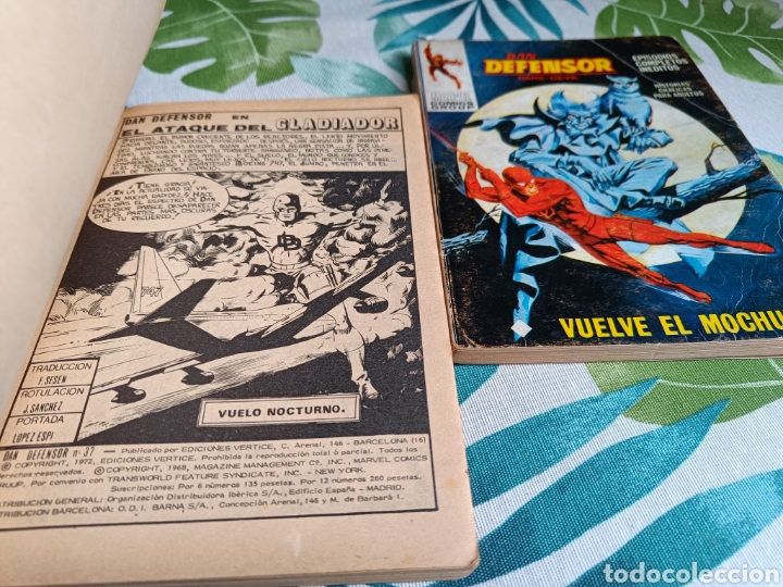 C&oacute;mics: LOTE 2 C&Oacute;MICS TACO MARVEL DAN DEFENSOR. N&Uacute;MEROS 34 Y 37. ED V&Eacute;RTICE. A&Ntilde;OS 70 - Foto 3