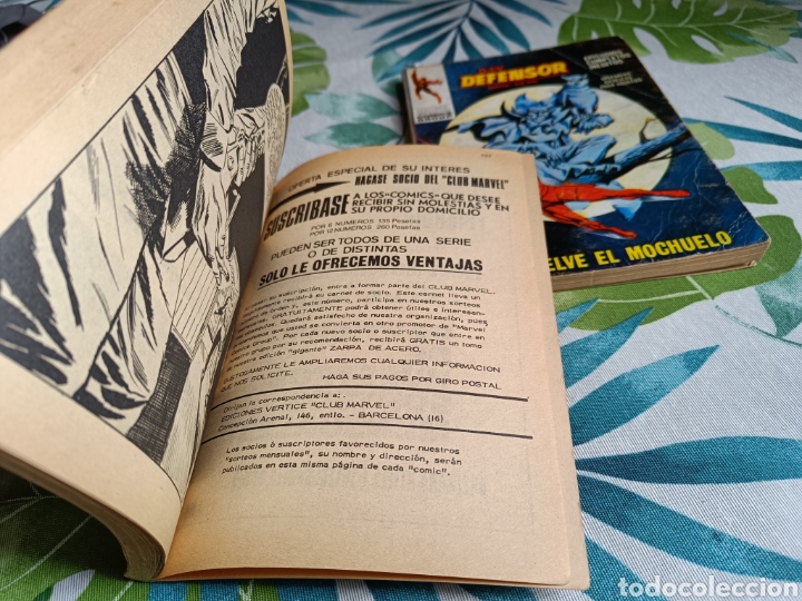 C&oacute;mics: LOTE 2 C&Oacute;MICS TACO MARVEL DAN DEFENSOR. N&Uacute;MEROS 34 Y 37. ED V&Eacute;RTICE. A&Ntilde;OS 70 - Foto 5