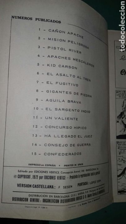 C&oacute;mics: RIN-TIN-TIN. RIO PELIGROSO. ED. VERTICE, 1972. - Foto 3