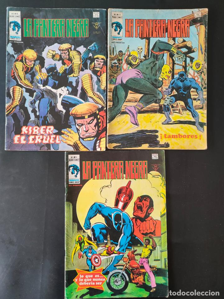 C&oacute;mics: PANTERA NEGRA MUNDI COMICS VOL 1 NUMEROS 4,6,7 - Foto 1