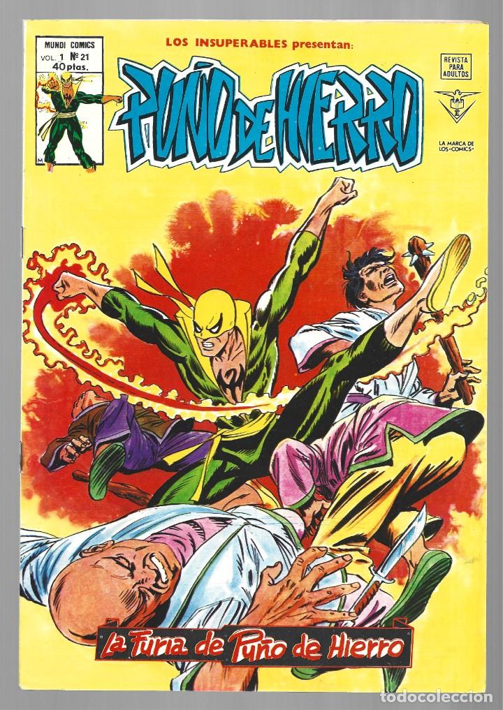 C&oacute;mics: Los insuperables 21: Pu&ntilde;o de Hierro, 1979, Vertice, impecable - Foto 1