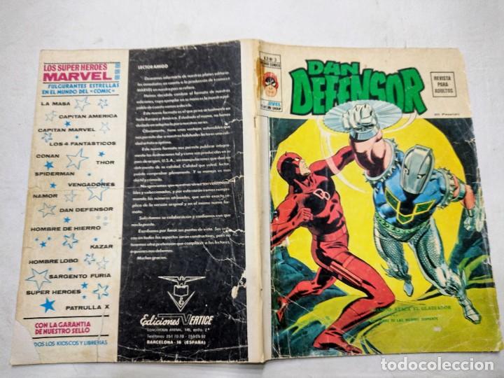 C&oacute;mics: DAN DEFENSOR V2 -N&ordm;3 EDICIONES VERTICE A&Ntilde;OS 70-MUY DIFICIL - Foto 1