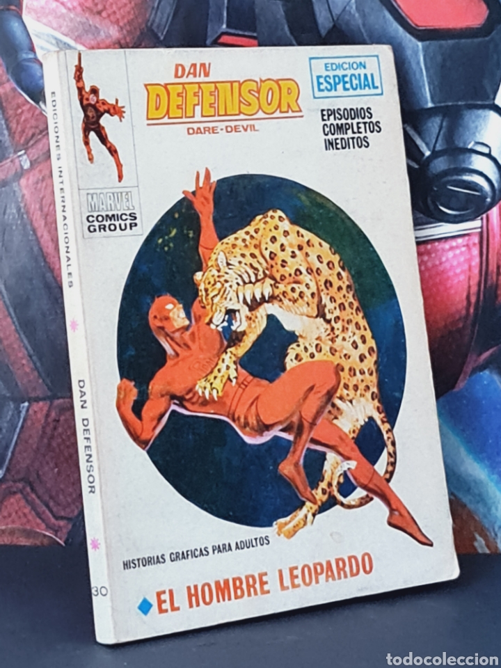 C&oacute;mics: BUEN ESTADO DAN DEFENSOR 30 EL HOMBRE LEOPARDO TACO EDICIONES VERTICE - Foto 1