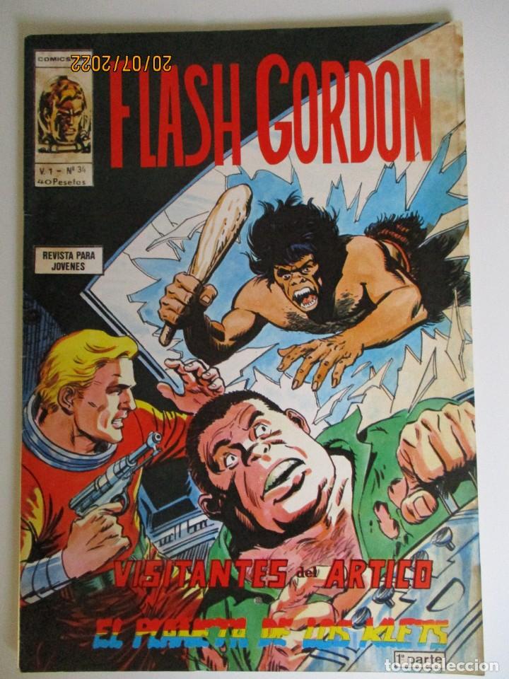 C&oacute;mics: FLASH GORDON (1974, VERTICE) -V.1- 34 &middot; 1975 &middot; FLASH GORDON - Foto 1