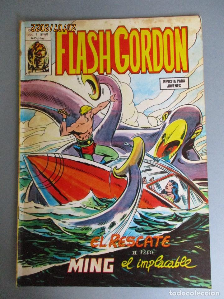 C&oacute;mics: FLASH GORDON (1974, VERTICE) -V.1- 40 &middot; 1975 &middot; FLASH GORDON - Foto 1