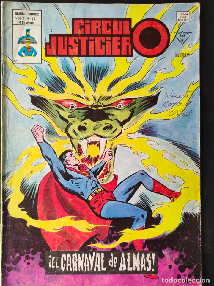 C&oacute;mics: CIRCULO JUSTICIERO VOL 1 NUMERO 14 MUNDI COMICS - Foto 1
