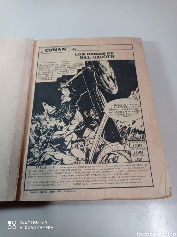 C&oacute;mics: Comic Conan los Dioses de Bal-Sagoth. Ediciones V&eacute;rtice. - Foto 3