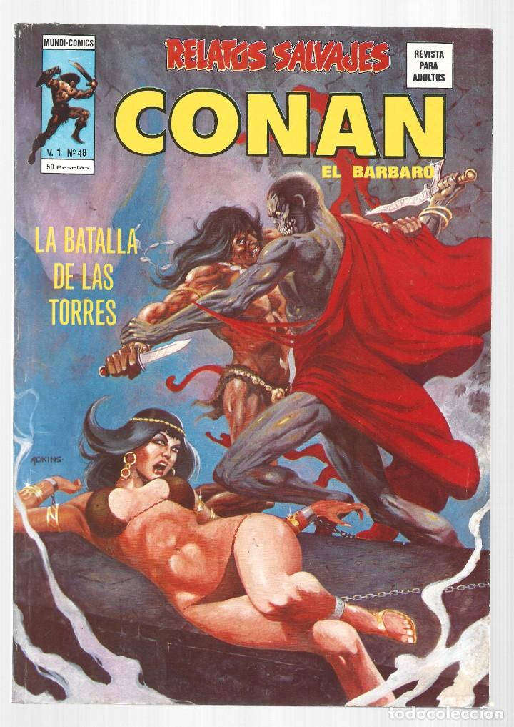 C&oacute;mics: Relatos salvajes 48: Conan, 1977, Vertice, impecable - Foto 1