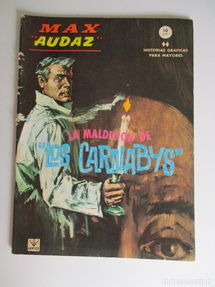 C&oacute;mics: MAX AUDAZ (1965, VERTICE) 12 &middot; 1965 &middot; LA MALDICI&Oacute;N DE &rdquo;LOS CARNABYS&rdquo; - Foto 1