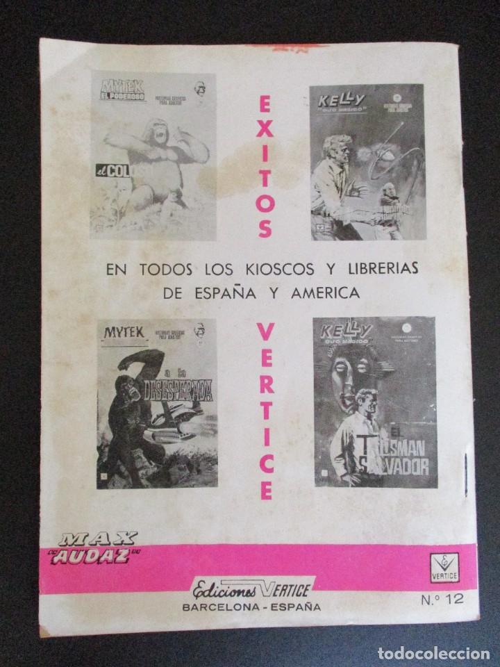 C&oacute;mics: MAX AUDAZ (1965, VERTICE) 12 &middot; 1965 &middot; LA MALDICI&Oacute;N DE &rdquo;LOS CARNABYS&rdquo; - Foto 3