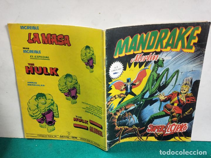 C&oacute;mics: MANDRAKE. MERLIN EL MAGO. N&ordm;3. EDICIONES VERTICE. - Foto 1