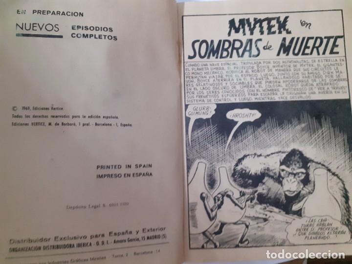 C&oacute;mics: MYTEK EL PODEROSO EXTRA-TACO-V&Eacute;RTICE- N&ordm; 13 -SOMBRAS DE MUERTE-1969-E.BRADUBURY-REGULAR-LEA-7463 - Foto 6