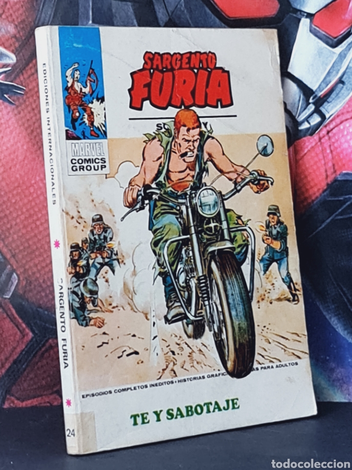 C&oacute;mics: SARGENTO FURIA 24 TE Y SABOTAJE NORMAL ESTADO TACO EDICIONES VERTICE - Foto 1