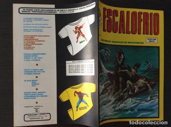 C&oacute;mics: ESCALOFR&Iacute;O VERTICE N&Uacute;MERO 50 EXCELENTE ESTADO - Foto 8
