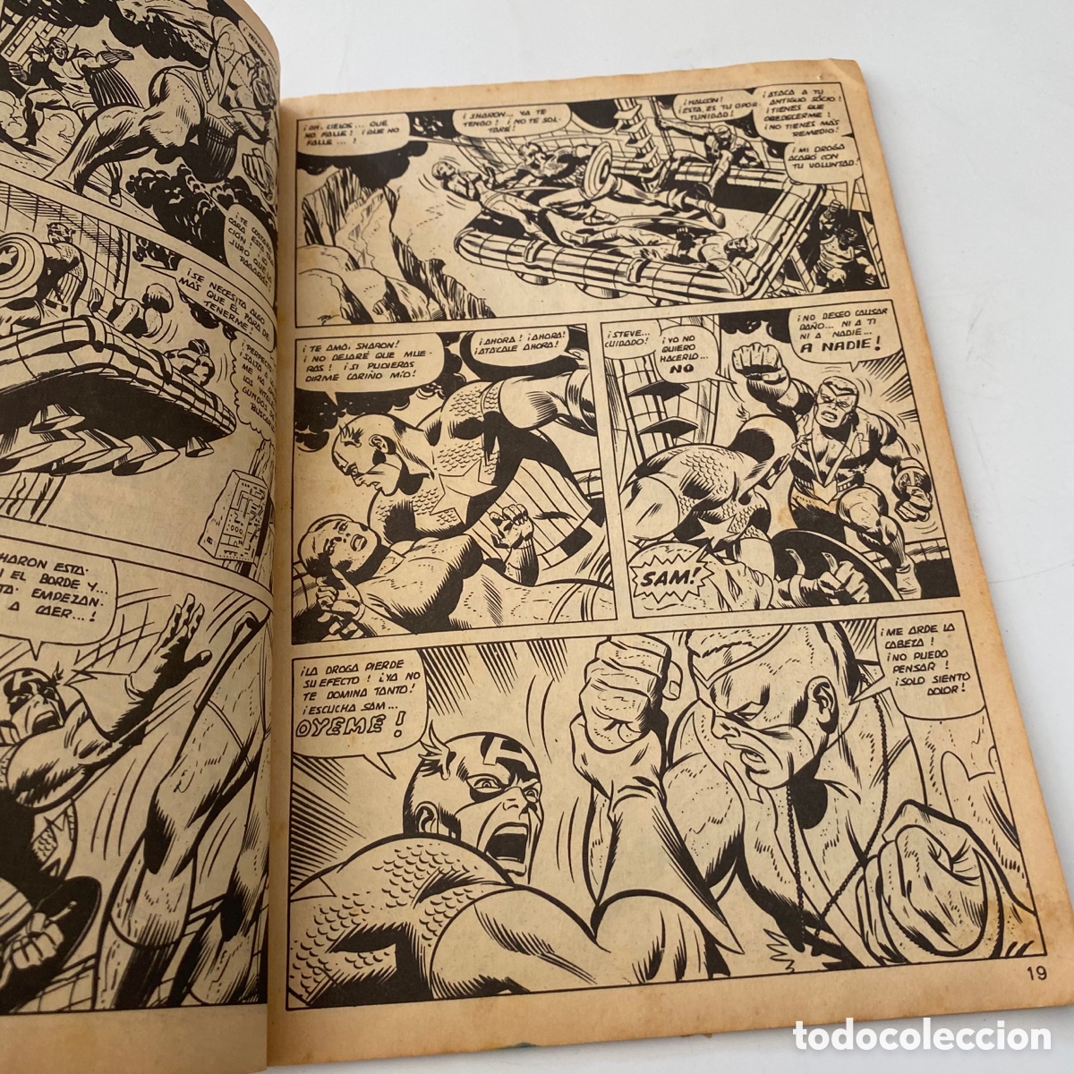 C&oacute;mics: Capit&aacute;n America V.3 n&ordm; 20 1977 Marvel Ediciones Vertice - Foto 4