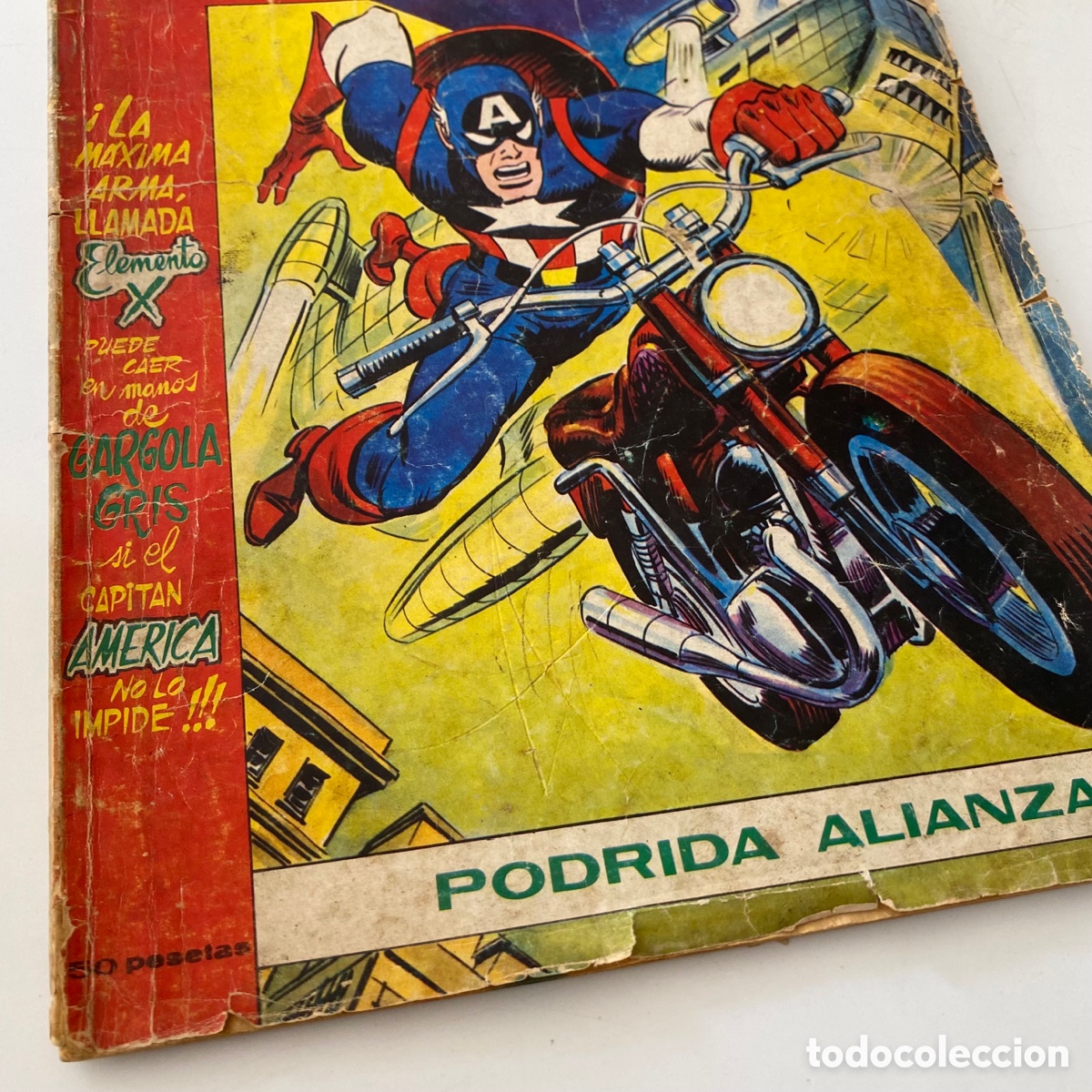 C&oacute;mics: Capit&aacute;n America V.3 n&ordm; 20 1977 Marvel Ediciones Vertice - Foto 3
