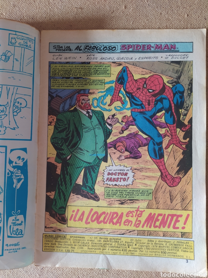 C&oacute;mics: Spider-man vol.3 n&deg;65 - comics vertice - Foto 4