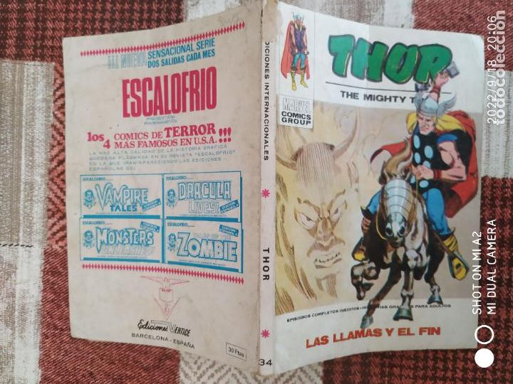 C&oacute;mics: THOR - N 34 - TACO ED. VERTICE VOL.1 - Foto 3