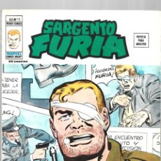 Cómics: SARGENTO FURIA VOL. 2 NÚMERO 18, 1976, VERTICE, MUY BUEN ESTADO. Lote 363155165