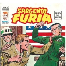 Cómics: SARGENTO FURIA VOL. 2 NÚMERO 3, 1974, VERTICE, MUY BUEN ESTADO. Lote 363455070