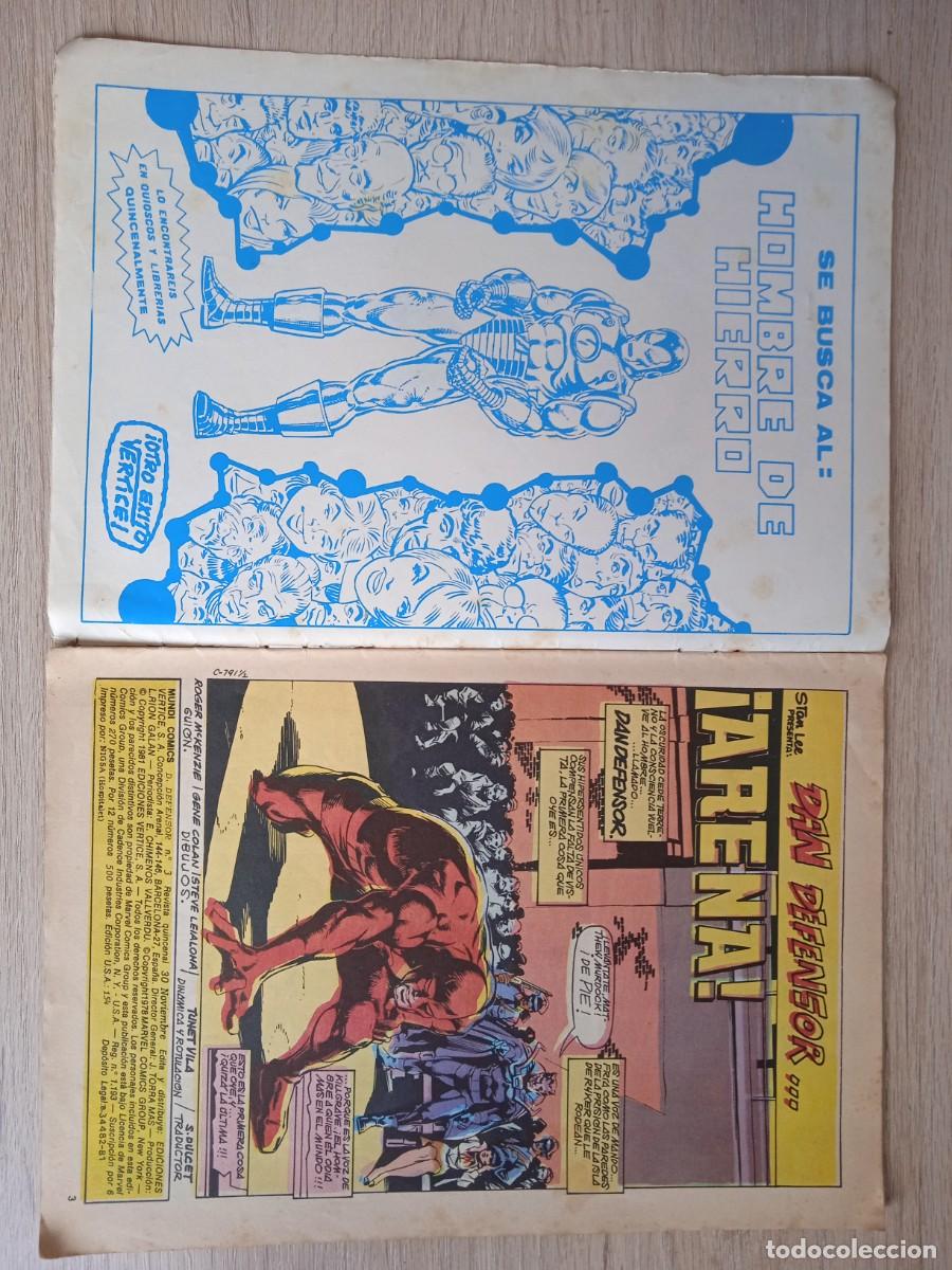C&oacute;mics: DAN DEFENSOR 3 LINEA 81 VERTICE ARENA - Foto 2