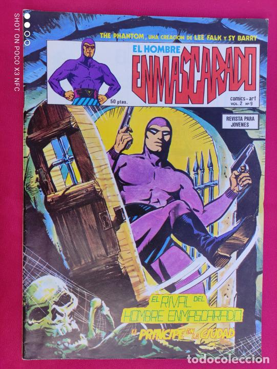 C&oacute;mics: EL HOMBRE ENMASCARADO. VOL 2. N&ordm; 9. EDICIONES VERTICE. - Foto 1