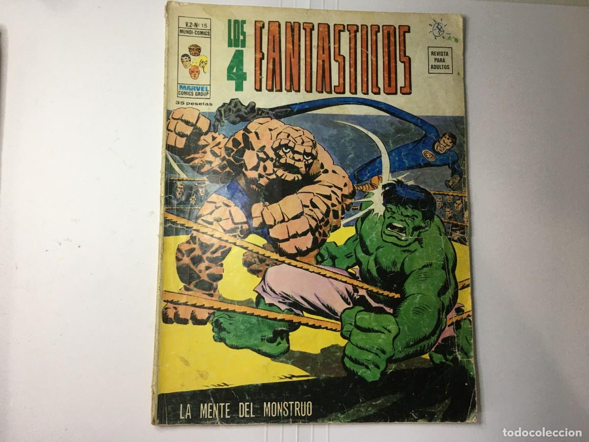 C&oacute;mics: COMIC LOS 4 FANTASTICOS V. 2 N&ordm; 15 - Foto 1