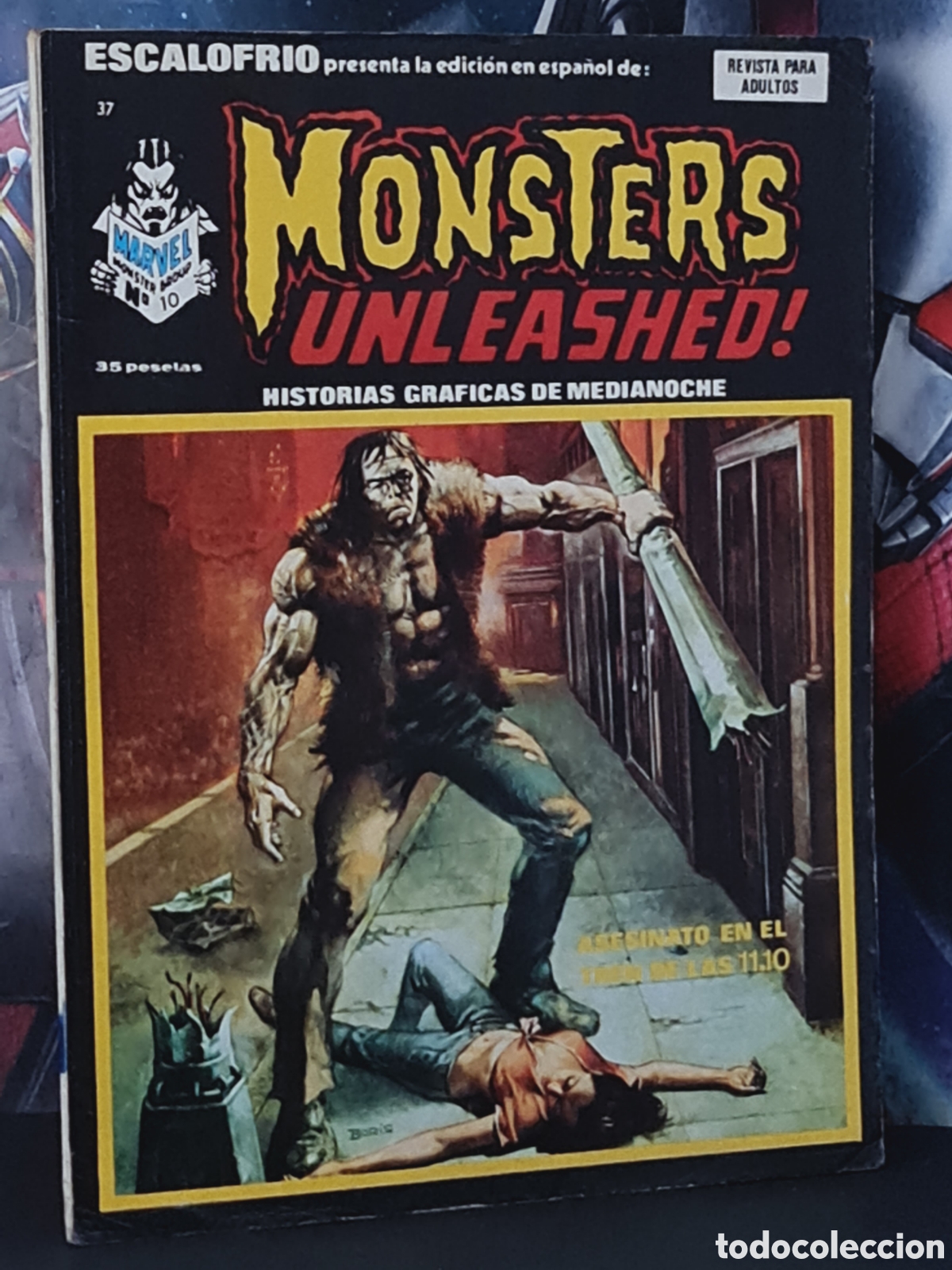 C&oacute;mics: MUY BUEN ESTADO ESCALOFR&Iacute;O 37 MONSTERS UNLEASHED 10 GRAPA EDICIONES VERTICE - Foto 1