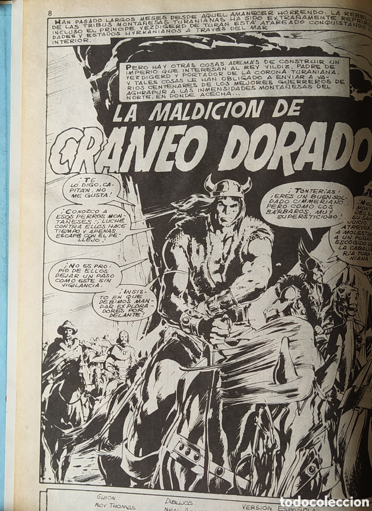 C&oacute;mics: TOMO COMIC CONAN EDICIONES VERTICE 1975 - Foto 5