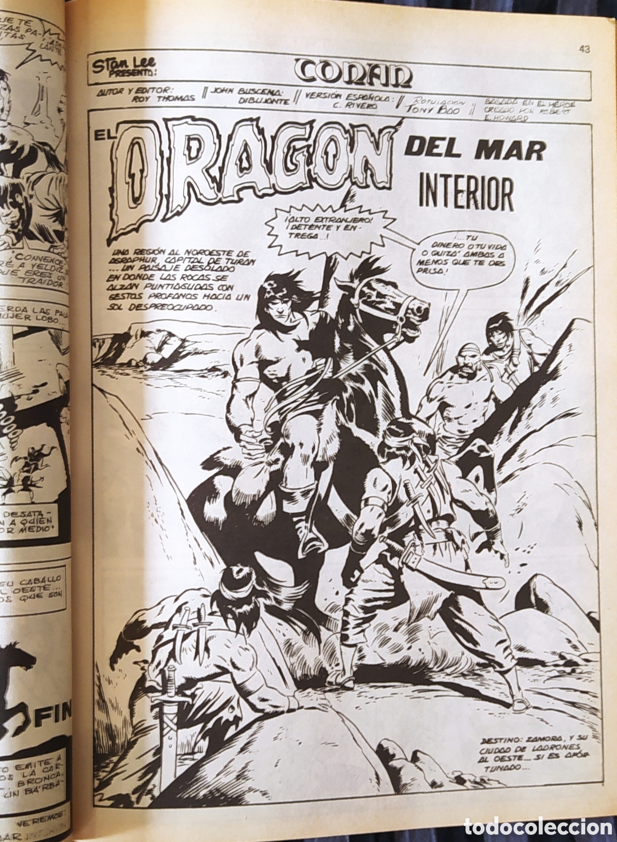 C&oacute;mics: TOMO COMIC CONAN EDICIONES VERTICE 1975 - Foto 6