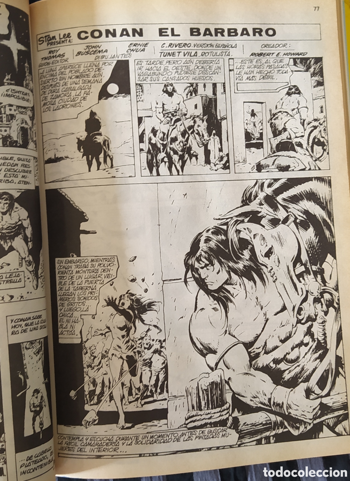 C&oacute;mics: TOMO COMIC CONAN EDICIONES VERTICE 1975 - Foto 7