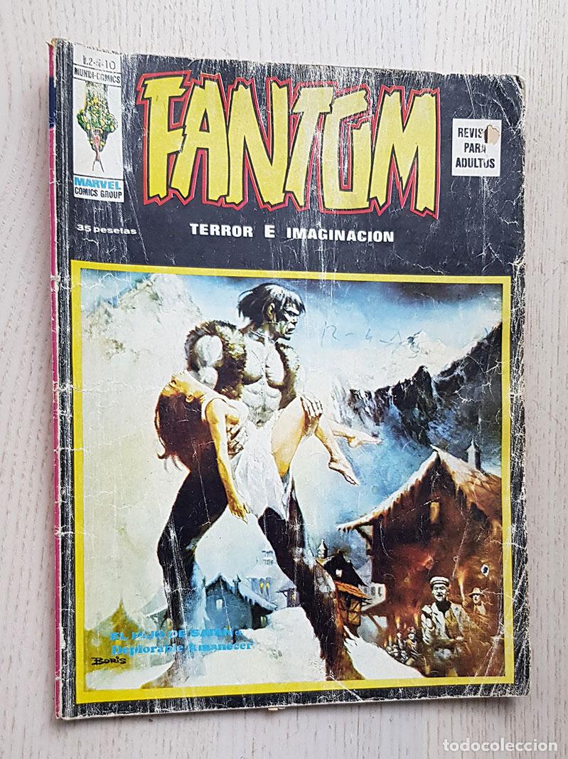 C&oacute;mics: FANTOM. Terror e imaginaci&oacute;n. V.2. N&ordm; 10 (ed. V&eacute;rtice, Marvel comics) - Foto 1