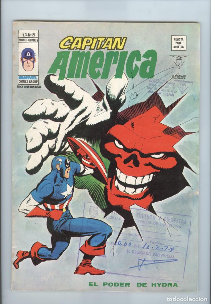 C&oacute;mics: V&eacute;rtice. Capit&aacute;n Am&eacute;rica Vol3. 21 - Foto 1