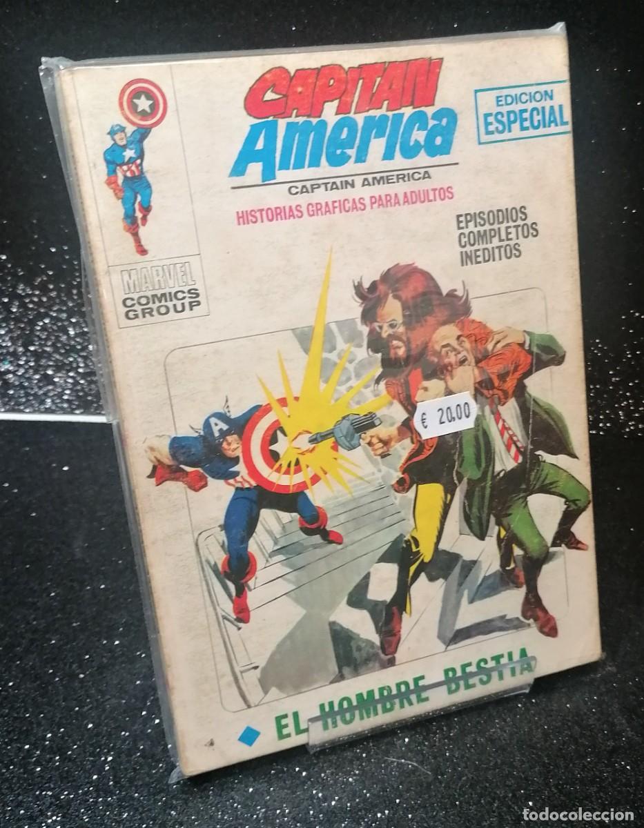 C&oacute;mics: Comic: &rdquo;Capit&aacute;n Am&eacute;rica el hombre bestia&rdquo; edit. vertice - Foto 1