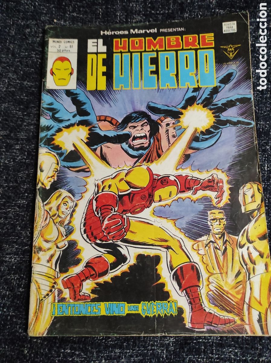 C&oacute;mics: HEROES MARVEL VOL. 2 N&ordm; 61 , EL HOMBRE DE HIERRO - Foto 1