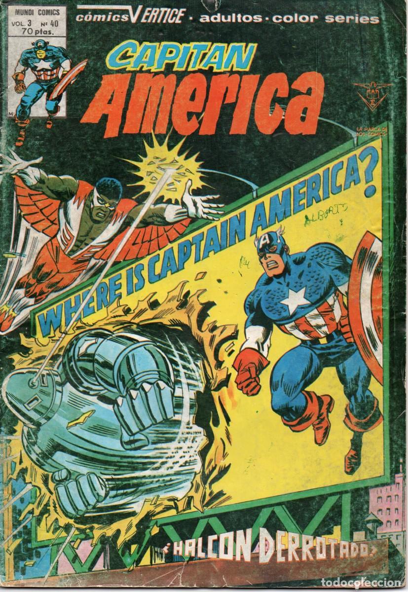 C&oacute;mics: COMIC CAPIT&Aacute;N AM&Eacute;RICA N&ordm; 40 V.3 ED.V&Eacute;RTICE - Foto 1