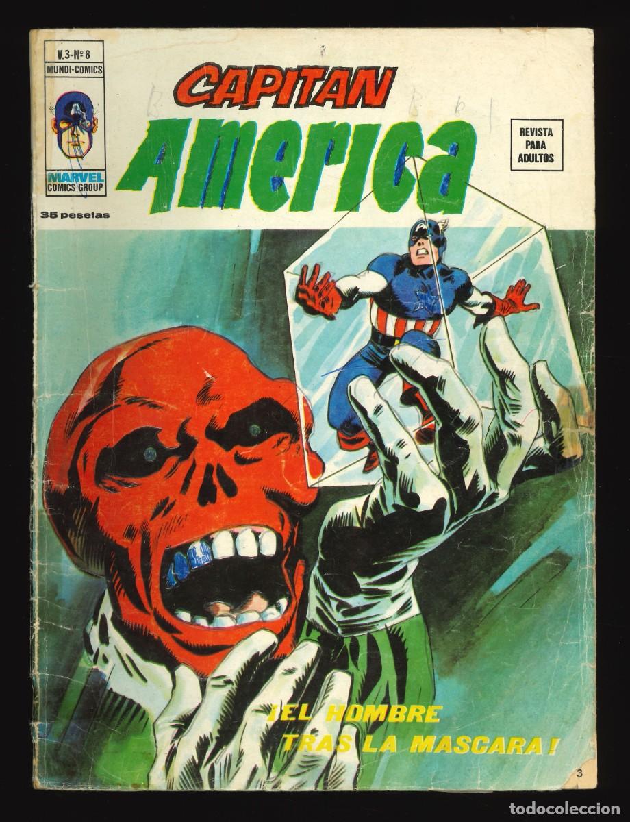C&oacute;mics: CAPIT&Aacute;N AM&Eacute;RICA (V.3) - EDICIONES V&Eacute;RTICE / N&Uacute;MERO 8 - Foto 1