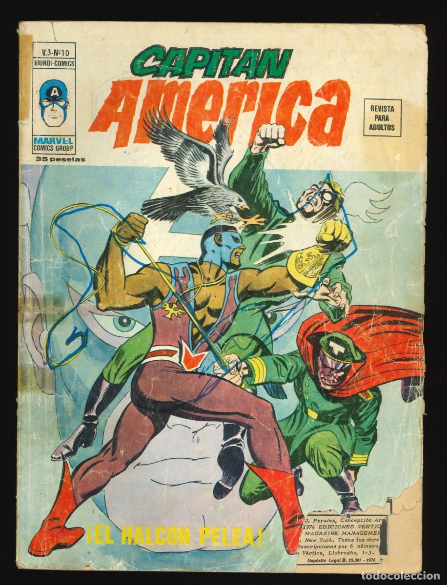 C&oacute;mics: CAPIT&Aacute;N AM&Eacute;RICA (V.3) - EDICIONES V&Eacute;RTICE / N&Uacute;MERO 10 - Foto 1