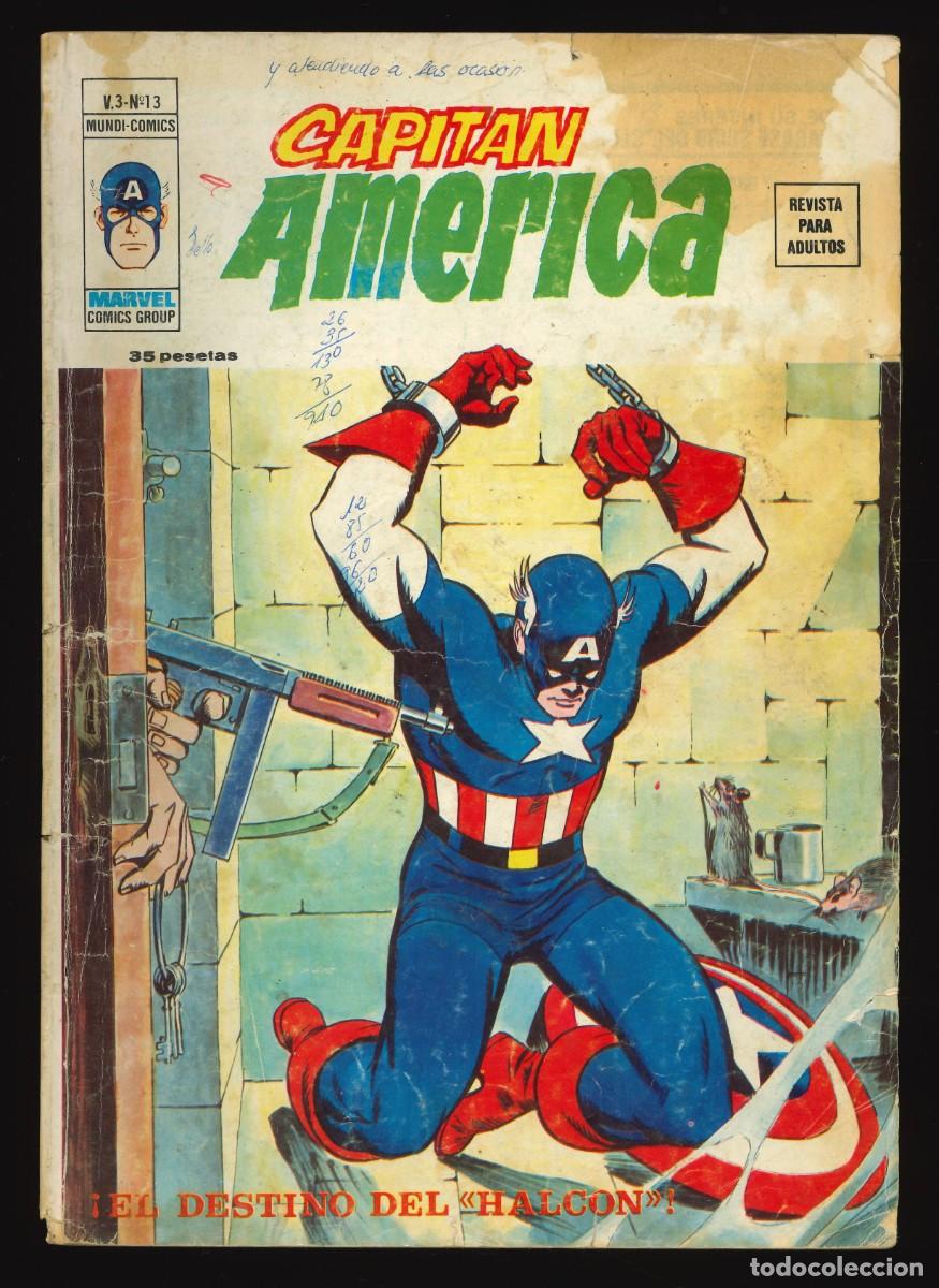 C&oacute;mics: CAPIT&Aacute;N AM&Eacute;RICA (V.3) - EDICIONES V&Eacute;RTICE / N&Uacute;MERO 13 - Foto 1