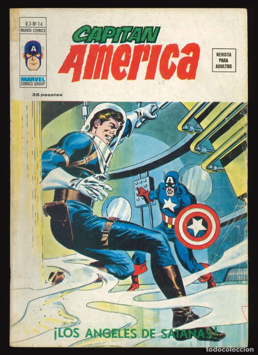 C&oacute;mics: CAPIT&Aacute;N AM&Eacute;RICA (V.3) - EDICIONES V&Eacute;RTICE / N&Uacute;MERO 14 - Foto 1