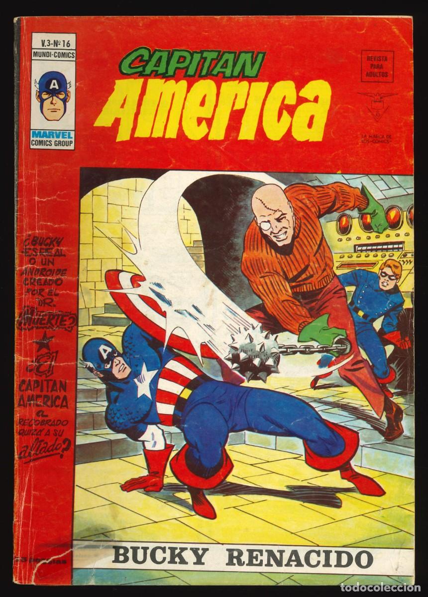C&oacute;mics: CAPIT&Aacute;N AM&Eacute;RICA (V.3) - EDICIONES V&Eacute;RTICE / N&Uacute;MERO 16 - Foto 1