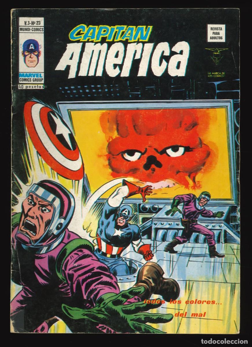 C&oacute;mics: CAPIT&Aacute;N AM&Eacute;RICA (V.3) - EDICIONES V&Eacute;RTICE / N&Uacute;MERO 23 - Foto 1
