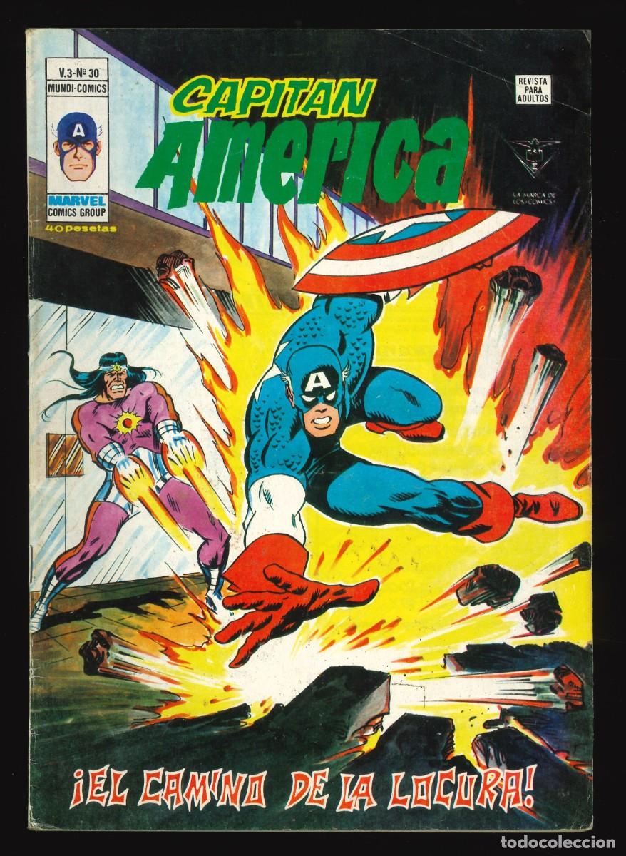C&oacute;mics: CAPIT&Aacute;N AM&Eacute;RICA (V.3) - EDICIONES V&Eacute;RTICE / N&Uacute;MERO 30 - Foto 1