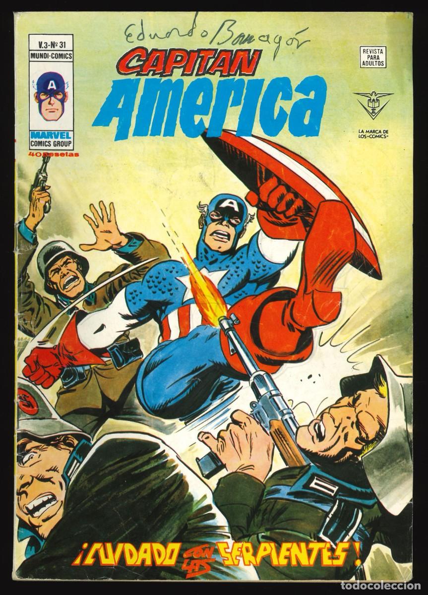 C&oacute;mics: CAPIT&Aacute;N AM&Eacute;RICA (V.3) - EDICIONES V&Eacute;RTICE / N&Uacute;MERO 31 - Foto 1