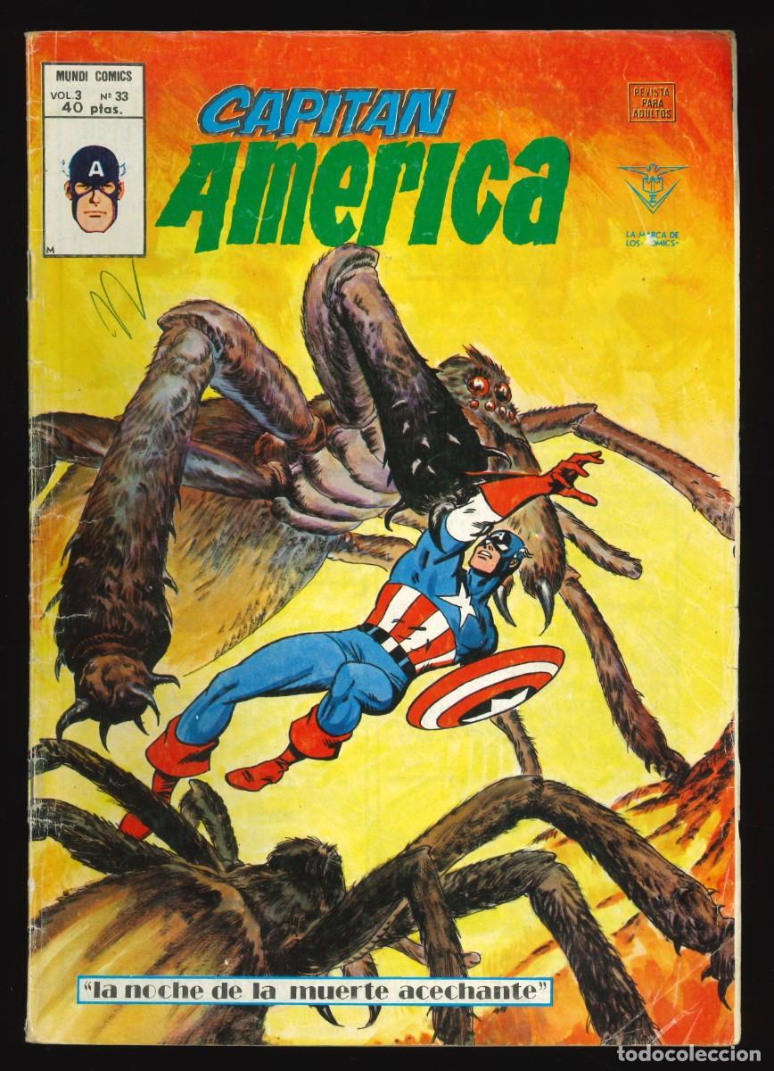 C&oacute;mics: CAPIT&Aacute;N AM&Eacute;RICA (V.3) - EDICIONES V&Eacute;RTICE / N&Uacute;MERO 33 - Foto 1