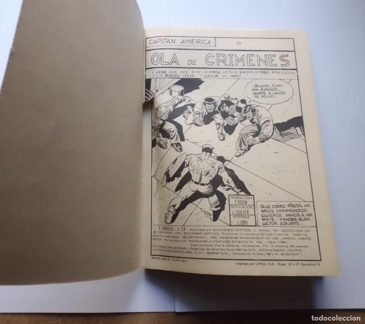 C&oacute;mics: V&eacute;rtice. Capit&aacute;n Am&eacute;rica V1. 29. - Foto 4