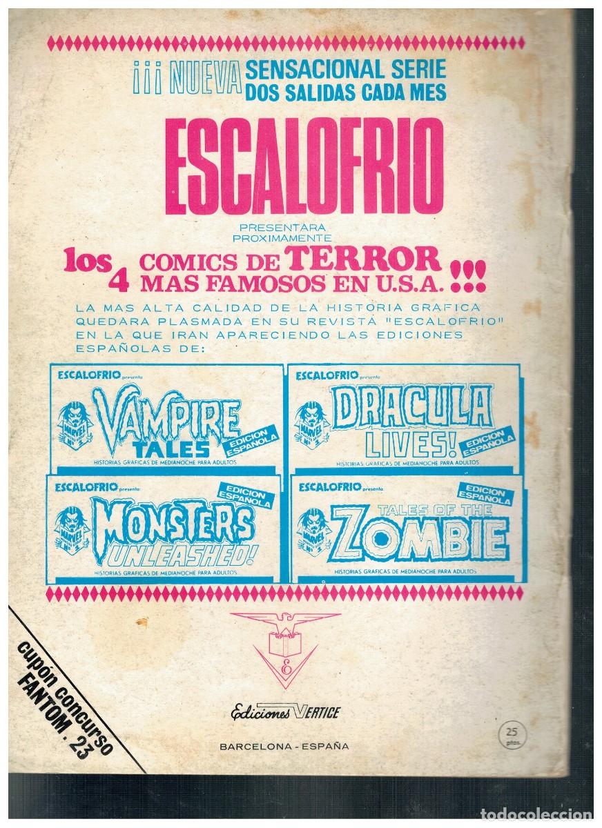 C&oacute;mics: FANTOM 23. - EL ALARIDO - V&Eacute;RTICE. BUENO. - Foto 2
