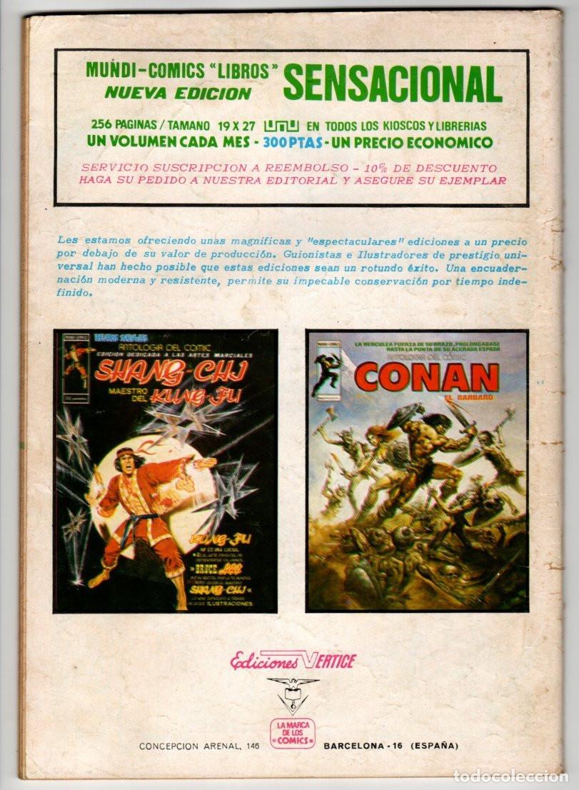 C&oacute;mics: INSUPERABLES n&ordm; 1 y 16 (Vertice V.1 1977/79) 2 comics. - Foto 5